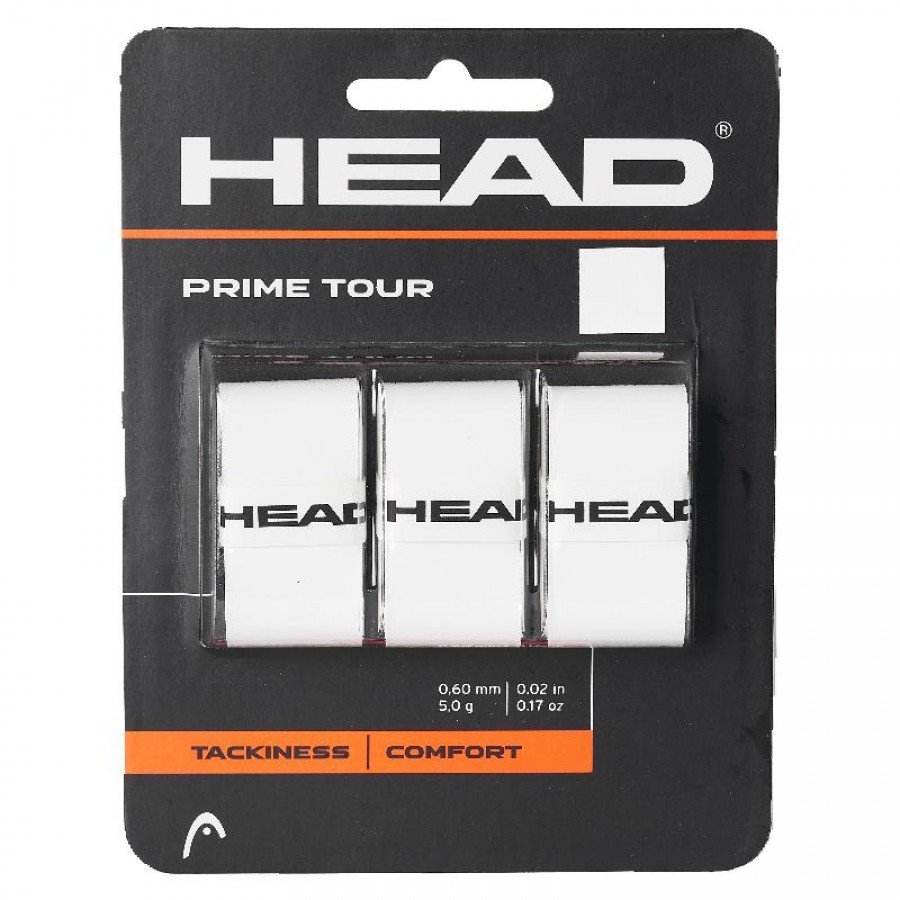 Overgrips Head Prime Tour White 3 Unidades   Oferta + Barato