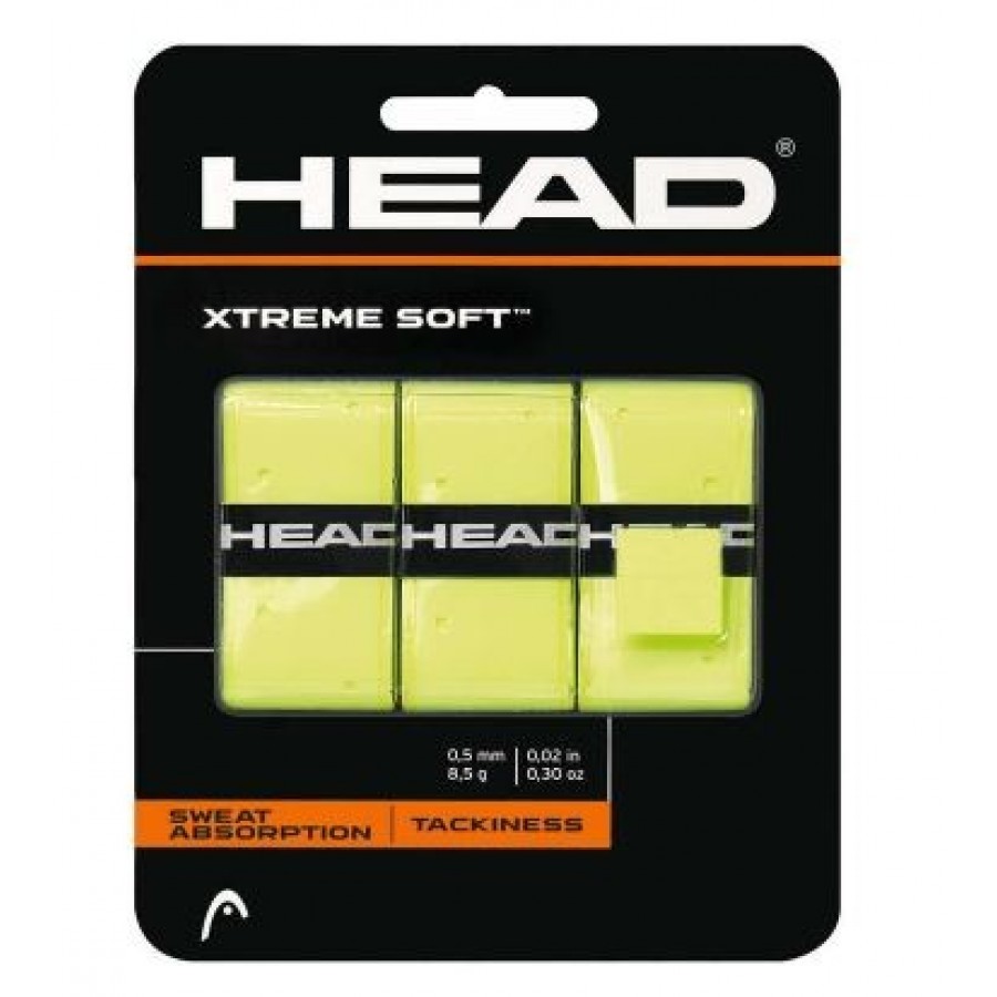 Overgrips Head Xtreme Soft Amarillo 3 Unidades
