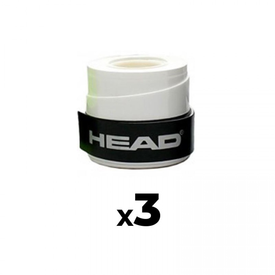 Overgrips Head Xtreme Soft White 3 Units - Barata Oferta Outlet