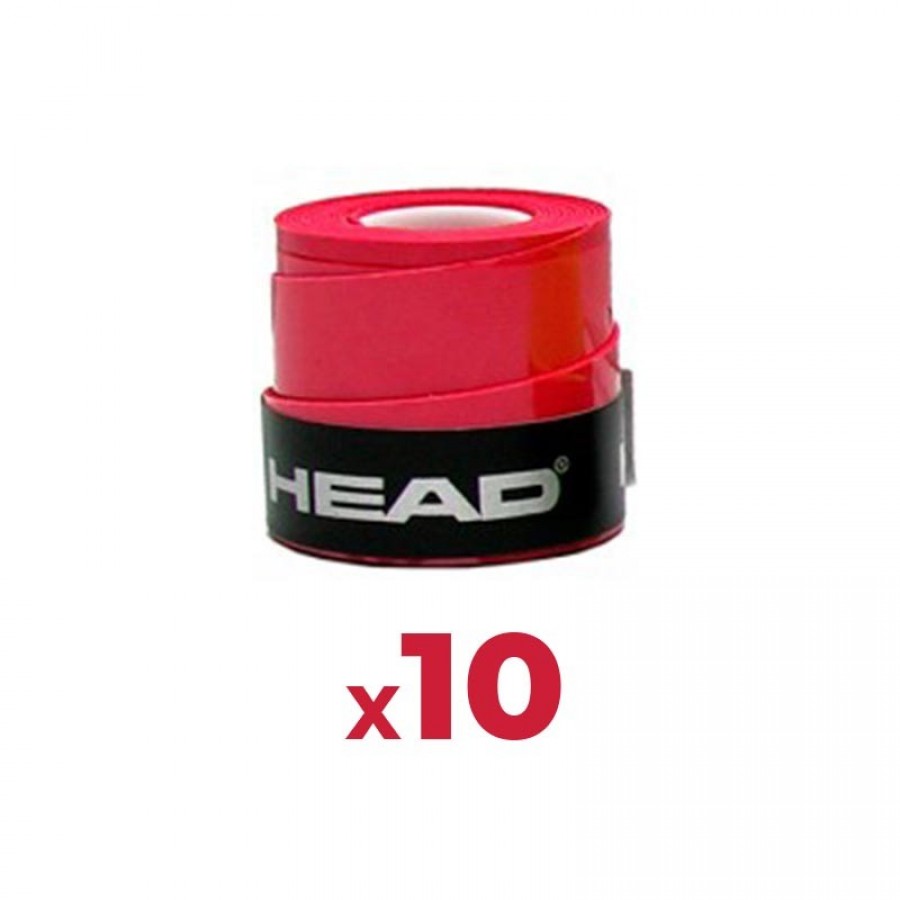 Overgrips Head Xtreme Soft Red 10 Unités - Barata Oferta Outlet