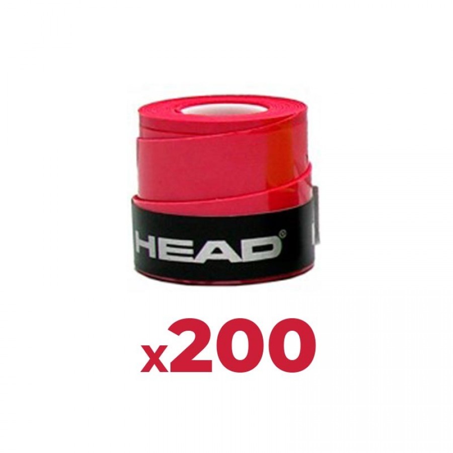 Overgrips Cabeça Xtreme Soft Red 200 Unidades