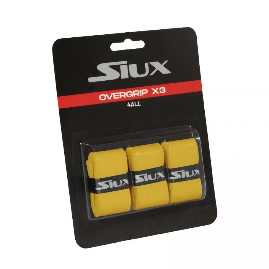 Overgrips Siux For All Amarillo 3 Unidades  Oferta + Barato