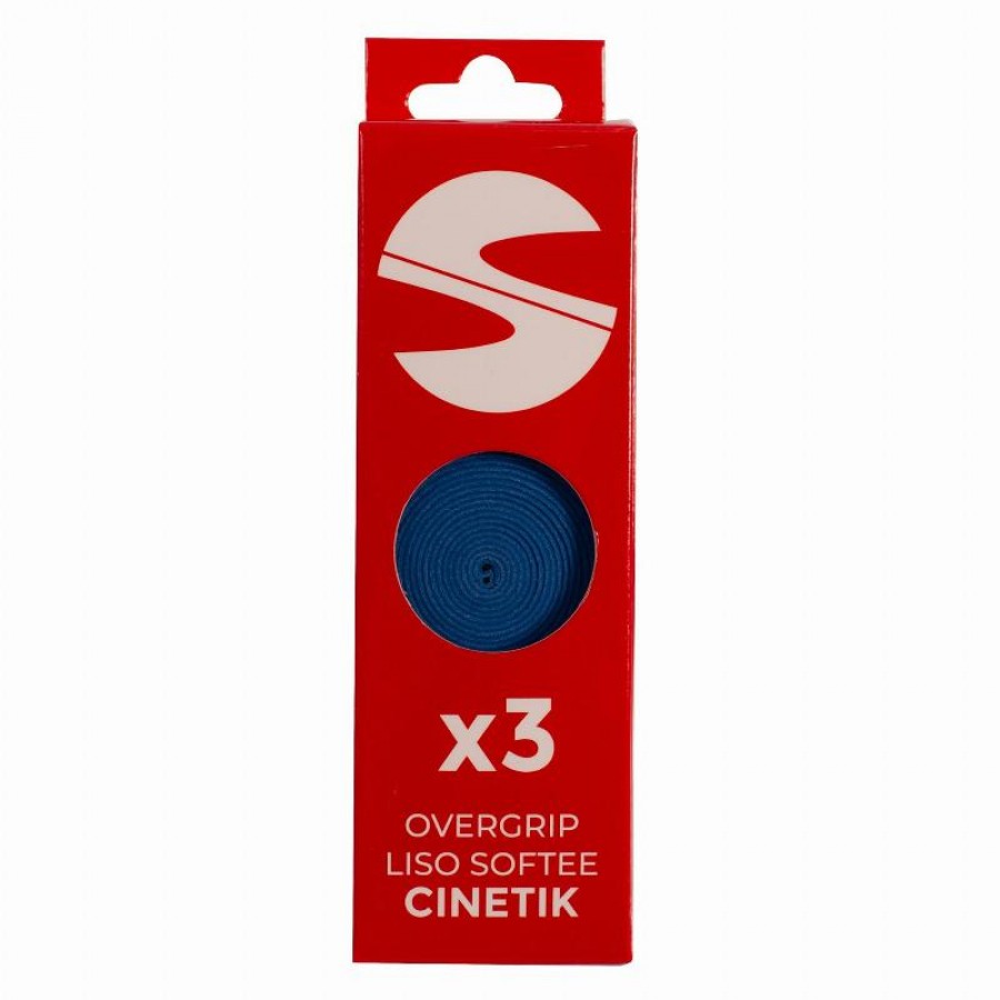 Softee Cinetik Smooth Blue Overgrips 3 unità