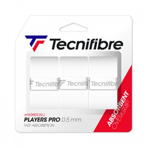 Tecnifibre Players Pro Branco Overgrips 3 Unidades Tecnifibre Players Pro Branco Overgrips 3 Unidades
