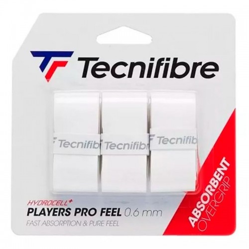 Punhos Tecnifibre Players Pro Feel Blanco 3 Unidades Punhos Tecnifibre Players Pro Feel Blanco 3 Unidades