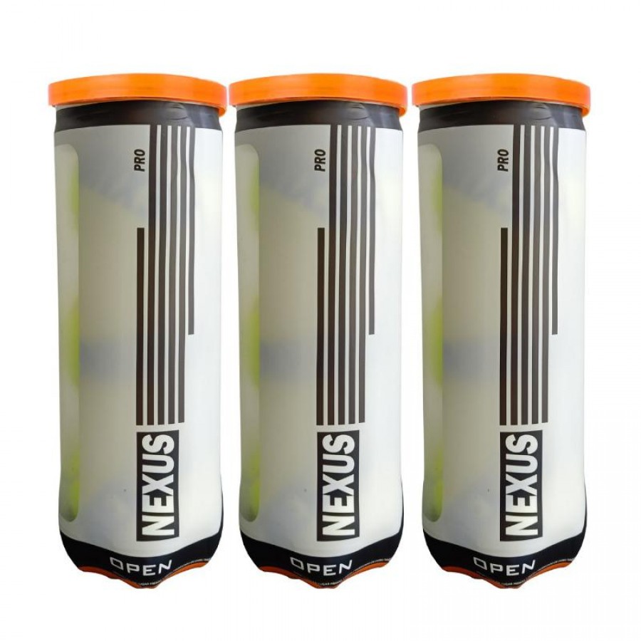 Pack 3 botes de Pelotas Nexus Open  Offre - Pas cher