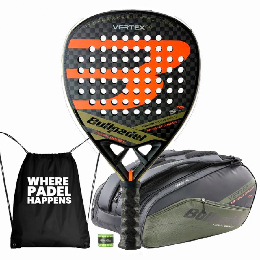 Pack Bullpadel Vertex 03 Pro 2023