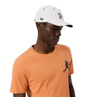 Pack Lacoste Novak Djokovic Camiseta Laranja e Boné Branco