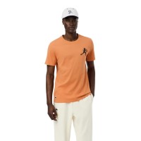 Pack Lacoste Novak Djokovic Camiseta Laranja e Boné Branco