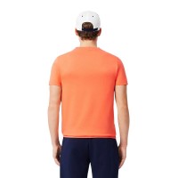 Pack Camiseta Lacoste Novak Djokovic Naranja y Gorra Blanco  Oferta + Barato