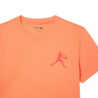 Pack Camiseta Lacoste Novak Djokovic Naranja y Gorra Blanco  Oferta + Barato
