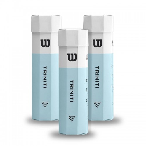 Confezione da 3 Barchette da 4 Pallini Wilson Triniti Confezione da 3 Barchette da 4 Pallini Wilson Triniti