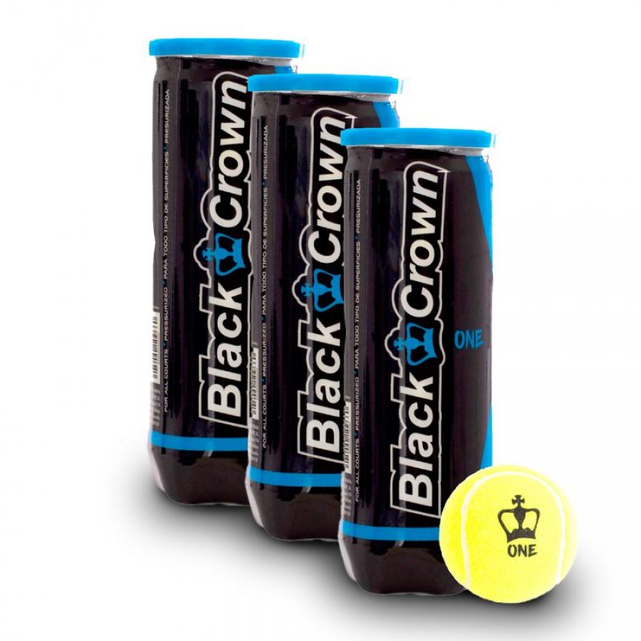 Pacote de 3 latas Black Crown One Ball