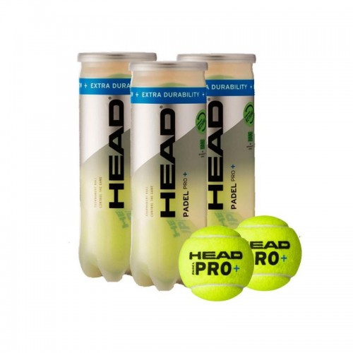 Lot de 3 bidons Head Padel Pro + Ball Lot de 3 bidons Head Padel Pro + Ball