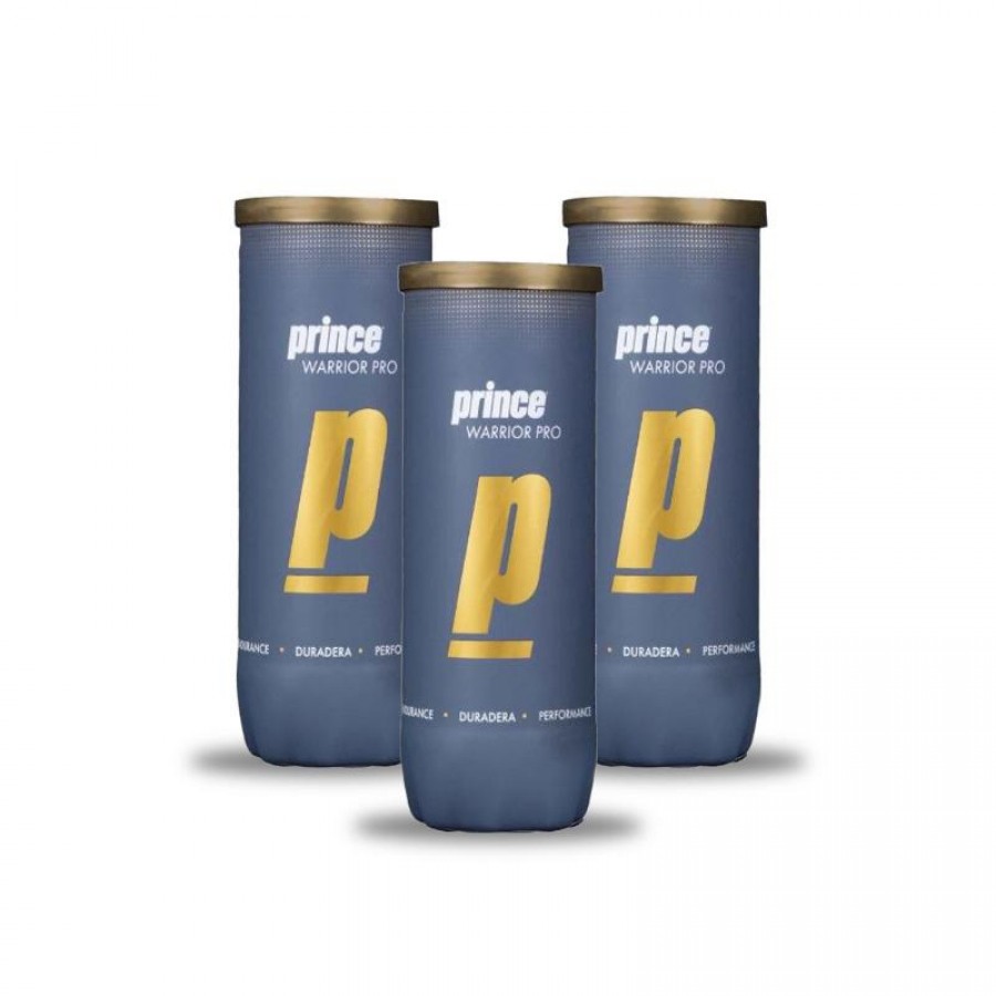 Pack of 3 Prince Warrior Pro Ball Canisters  Offer + Cheap