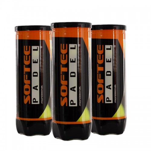 Paquet de 3 bidons de balles Softee Euclides Paquet de 3 bidons de balles Softee Euclides