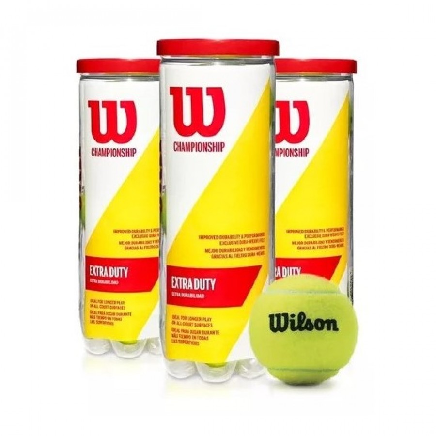 Confezione da 3 gommoni a pellet Wilson Championship Extra Duty