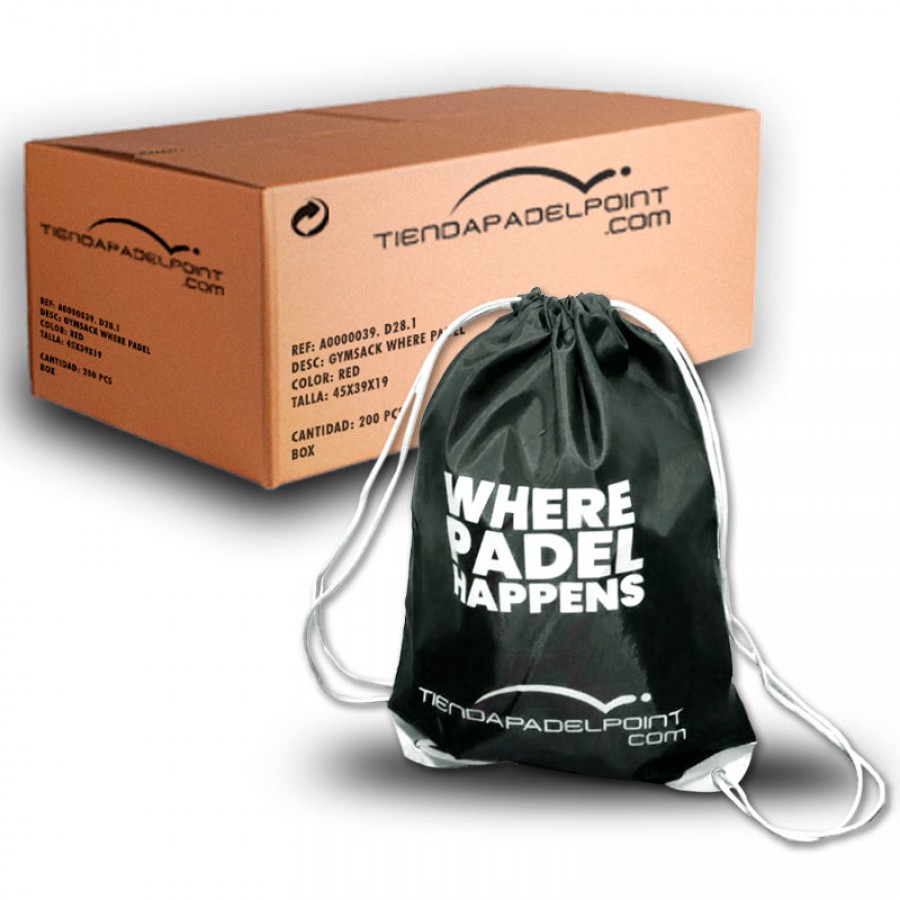 Pack Sacco Palestra Padelpoint WPH 200 Unidades
