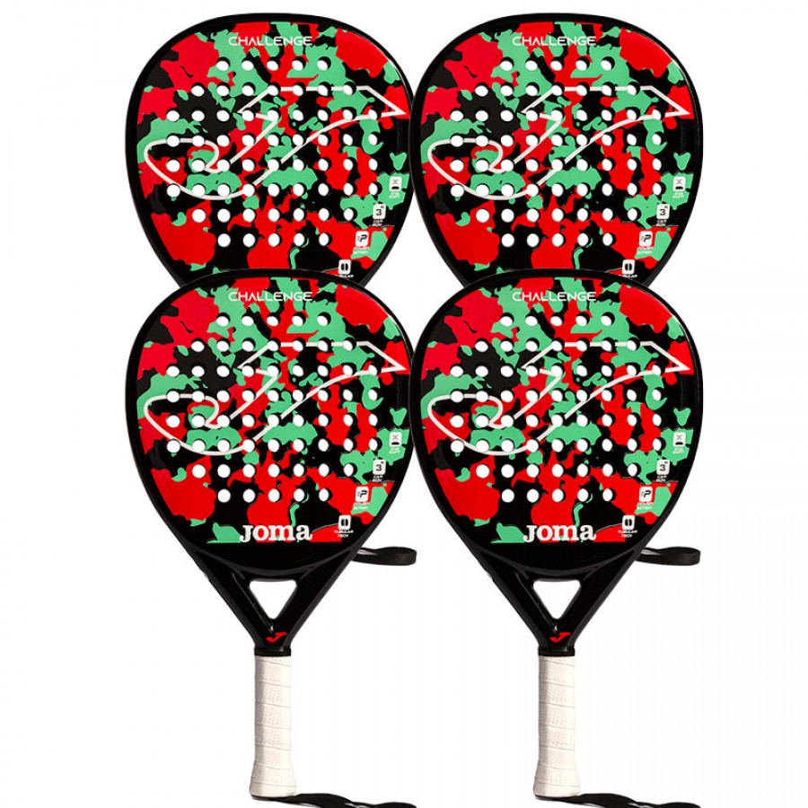 Confezione Joma Challenge Fucsia X4