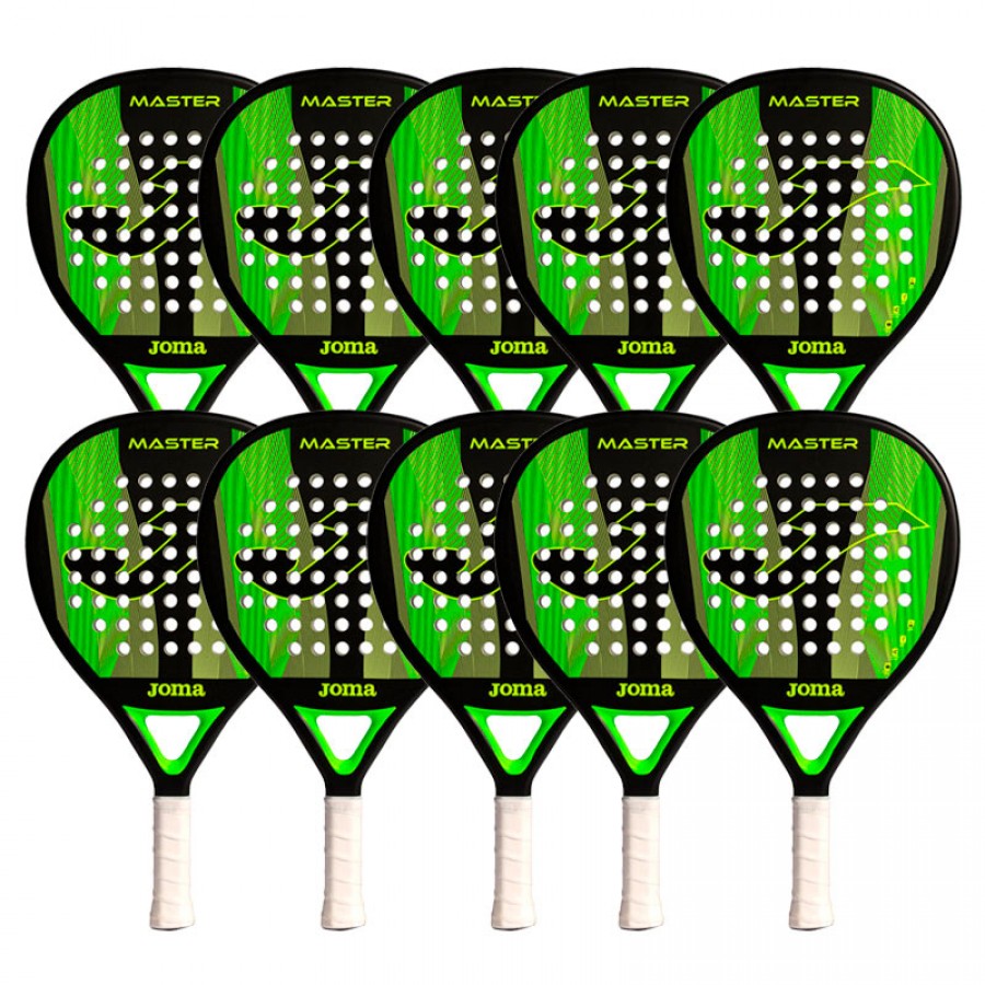 Pacote Joma Master Negro Verde Fluor X10  Oferta + Barato