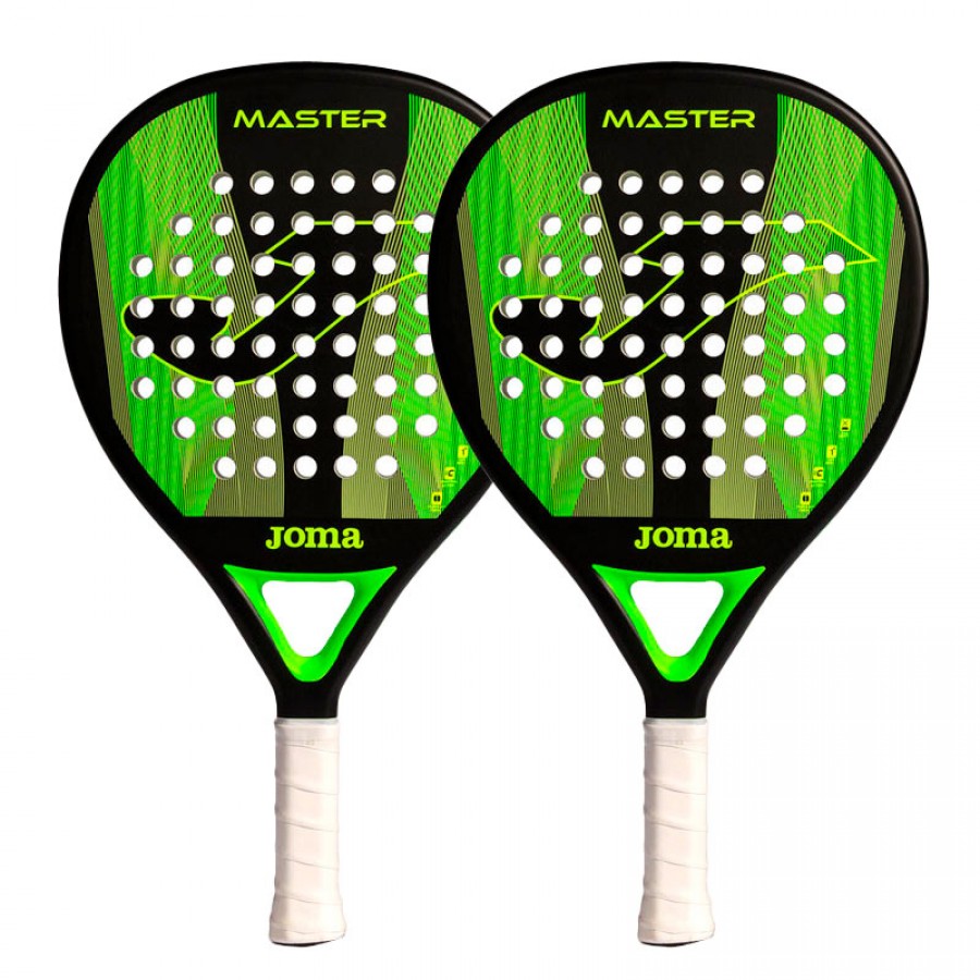 Joma Master Nero Verde Fluorescente X2 Confezione