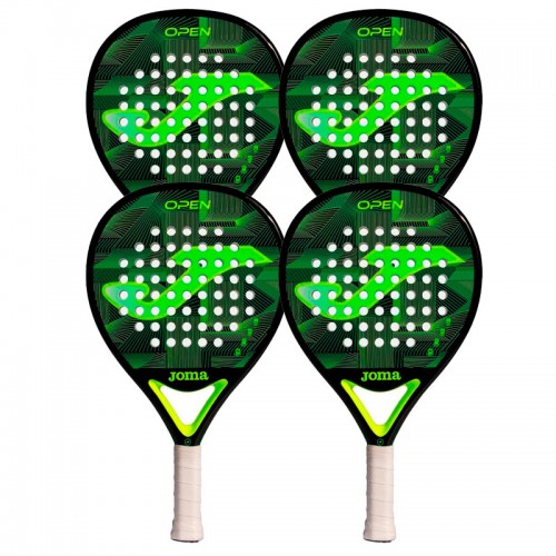 Pacote Joma Open Negro Verde Fluor x4 Pacote Joma Open Negro Verde Fluor x4