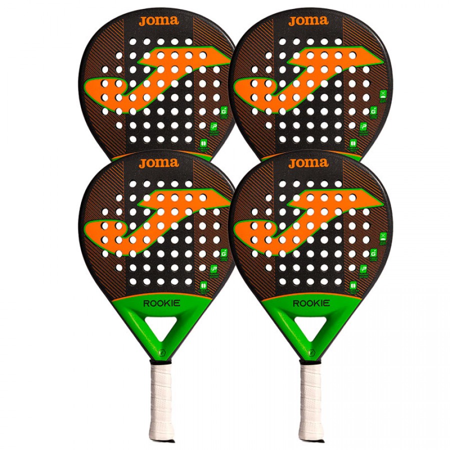 Joma Rookie Preto Laranja Pacote X4  Oferta + Barato