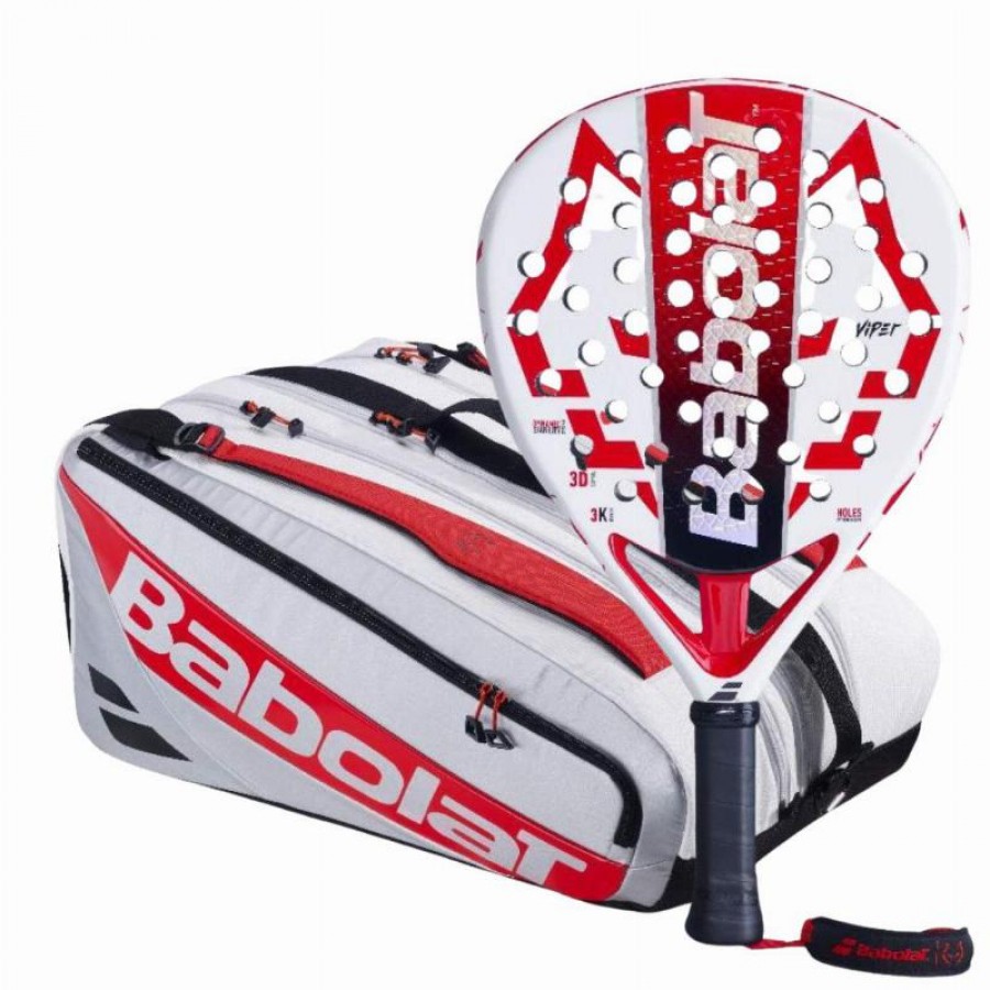 Pack Pala Babolat Juan Lebron Versão Técnica 2025 com Paletero