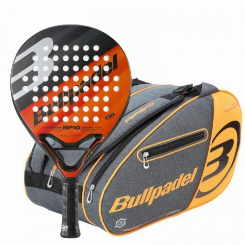 Pack Racchetta Bullpadel BP10 EVO 2023 e borsa da padel Bullpadel arancione Pack Racchetta Bullpadel BP10 EVO 2023 e borsa da padel Bullpadel arancione