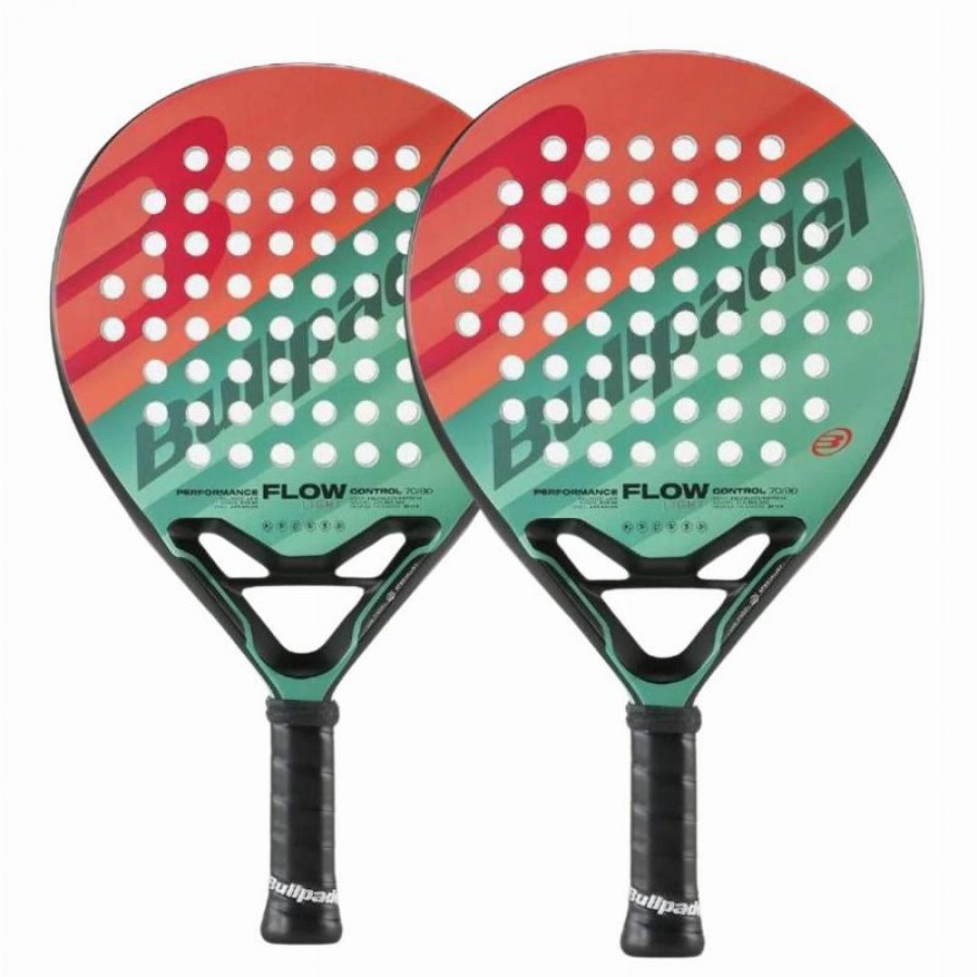 Pacote Pala Bullpadel Flow Light 2023 X2  Oferta + Barato