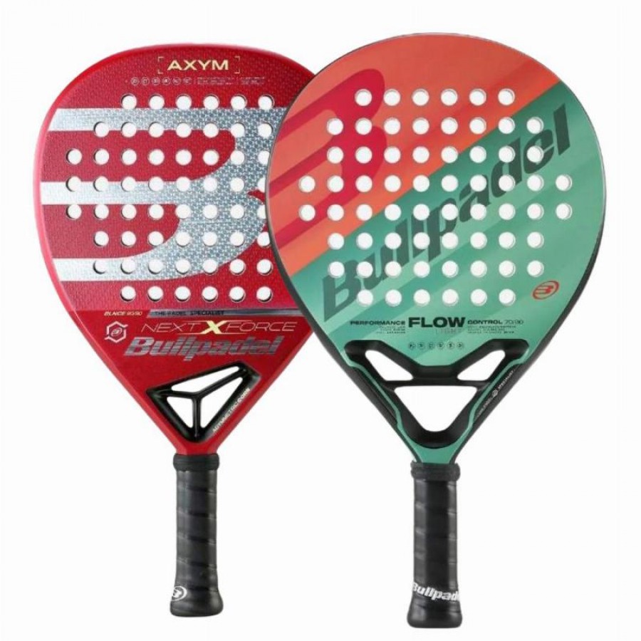 Pacote Raquete Bullpadel Flow Light 2023 e Axym DB 2022  Oferta + Barato
