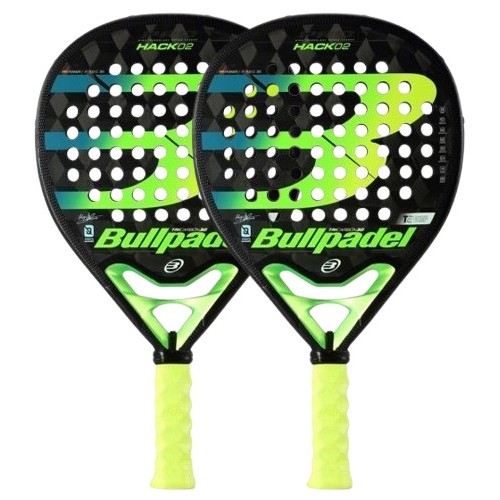 Confezione Pala Bullpadel Paquito Navarro Hack 02 Proline X2 Confezione Pala Bullpadel Paquito Navarro Hack 02 Proline X2