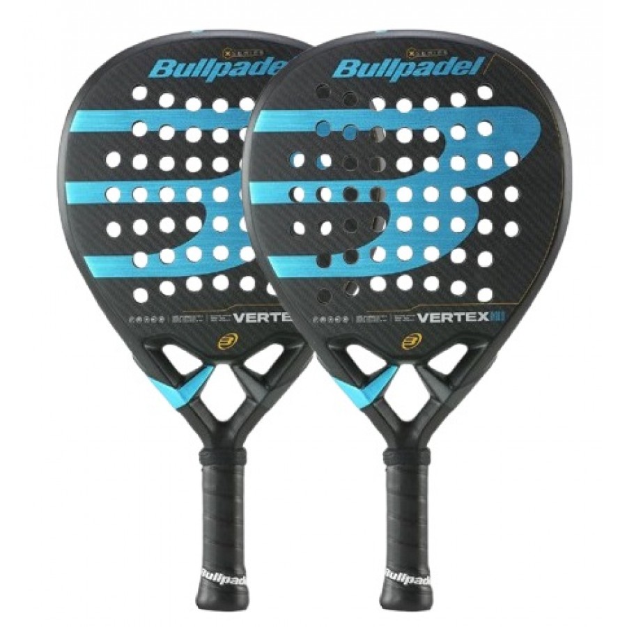 Pacote Pala Bullpadel Vertex 02 X Carbono Hibrido X2  Oferta + Barato