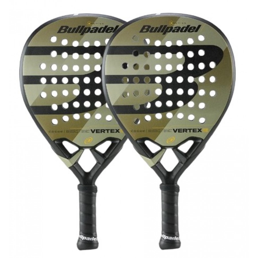 Pacote Raquete Bullpadel Vertex 02 X Hybrid X2  Oferta + Barato