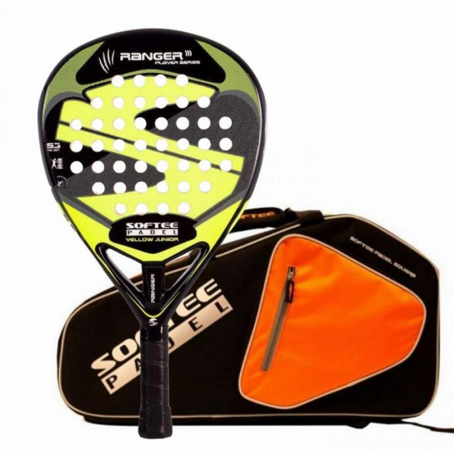 Pack Pala Softee Ranger Jaune Junior y Paletero  Offre - Pas cher