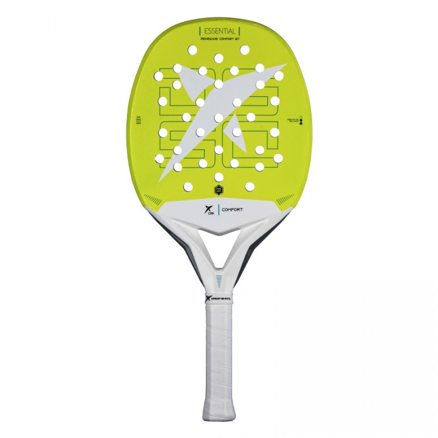 Raquete de Tênis de Praia Renegade Comfort Yellow Drop Shot  Oferta + Barato