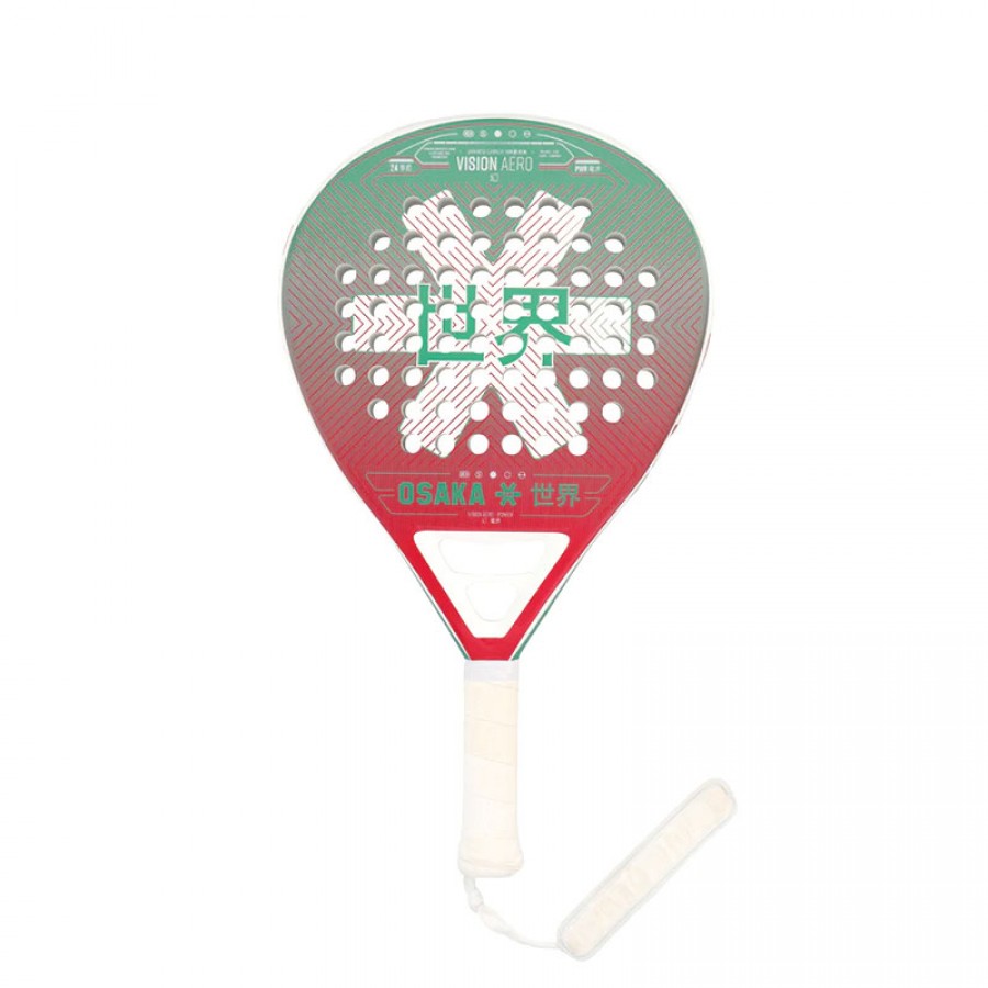Pala Osaka Vision Aero Power Rojo Verde  Offer + Cheap