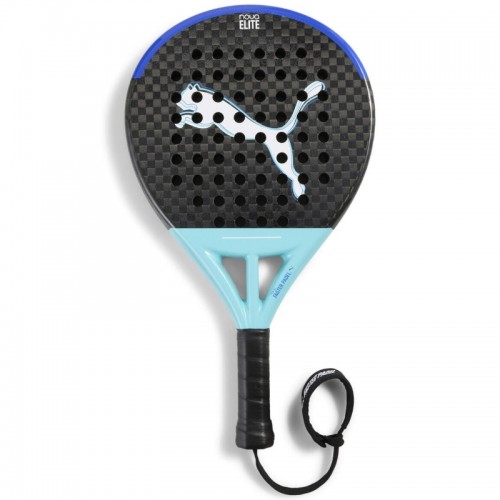 Puma Nova Elite Control Black Blue Turquoise Racket Puma Nova Elite Control Black Blue Turquoise Racket
