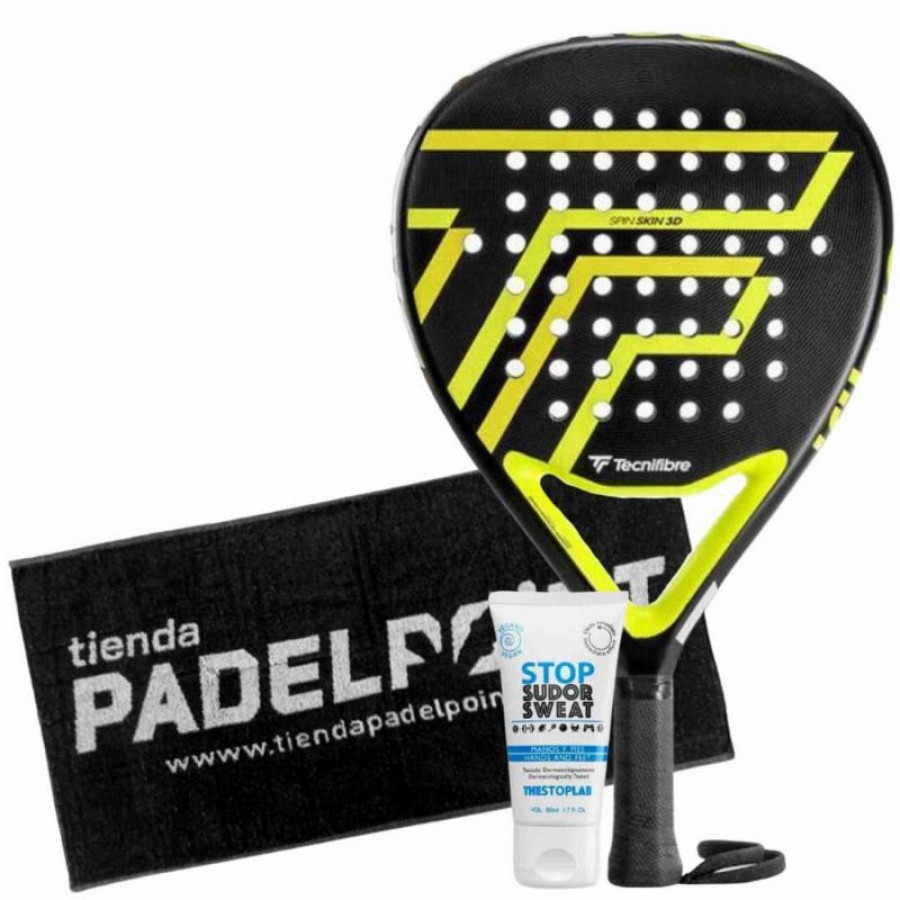 Pack Tecnifibre Wall Breaker 355 Pelle avec serviette et magnesium  Offre - Pas cher