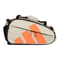 Borsa Padel Adidas Multigame 3.5 Bianca Arancione con Gesso