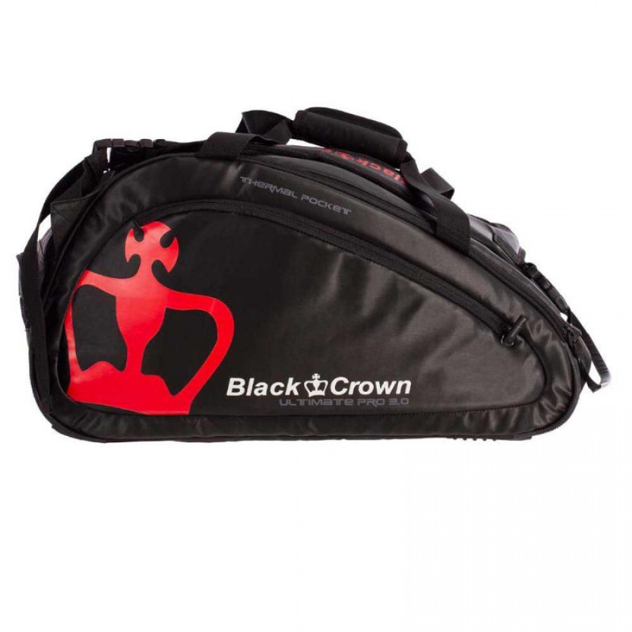 Preto Crown Ultimate Pro 2.0 Padel Racket Bag Preto Vermelho