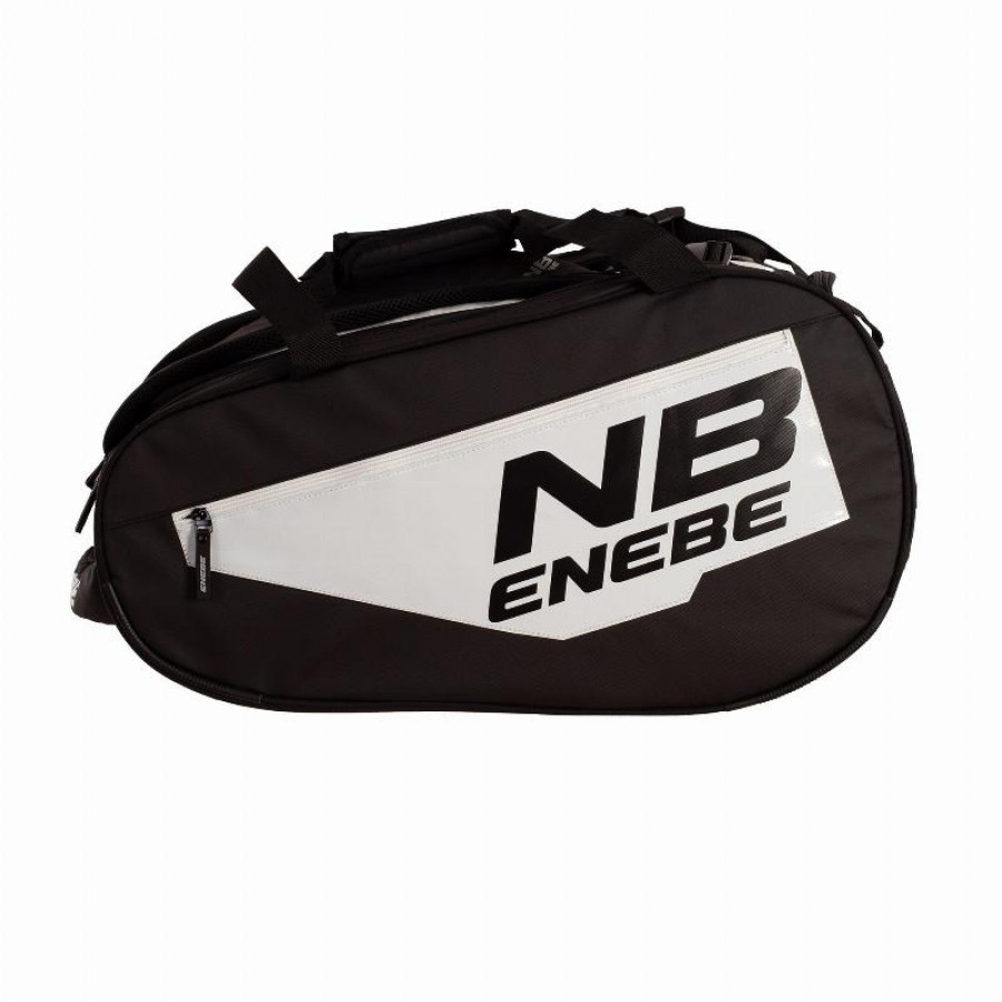 Enebe Pro XL Bolsa de Raquete Preta Branca de Padel