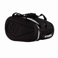 Enebe Pro XL Bolsa de Raquete Preta Branca de Padel