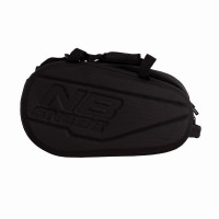 Enebe Pro XL Bolsa de Raquete Preta Branca de Padel