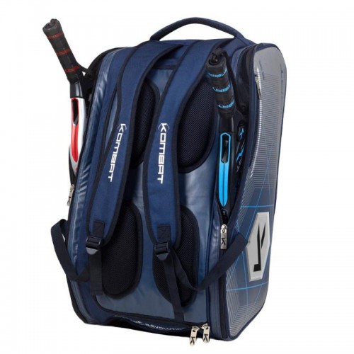 Manu Martin Aqua Navy Blue Kombat Borsa per racchette da padel Manu Martin Aqua Navy Blue Kombat Borsa per racchette da padel