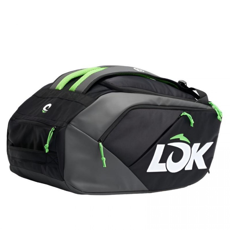 Borsa da padel Lok Maxx nera grigio scuro lime  Offerta + Economico