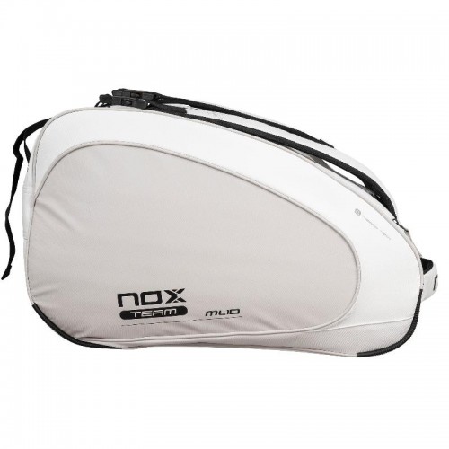 Sac de raquette de padel Nox ML10 Team Blanc Gris Sac de raquette de padel Nox ML10 Team Blanc Gris