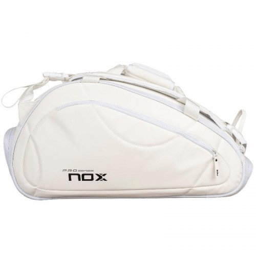 Sac de raquette de padel Nox Pro Series blanc Sac de raquette de padel Nox Pro Series blanc