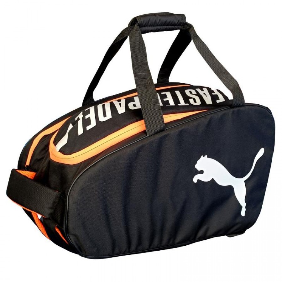 Puma Nova Elite Small Black Orange Padel Bag  Offer + Cheap