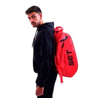 Sanyo Wolf Set di racchette da padel rosse  Offerta + Economico